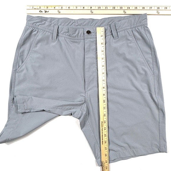 FootJoy Mens Performance Golf Shorts Grey Flat Front Stretch Activewear Size 34 - Picture 4 of 5